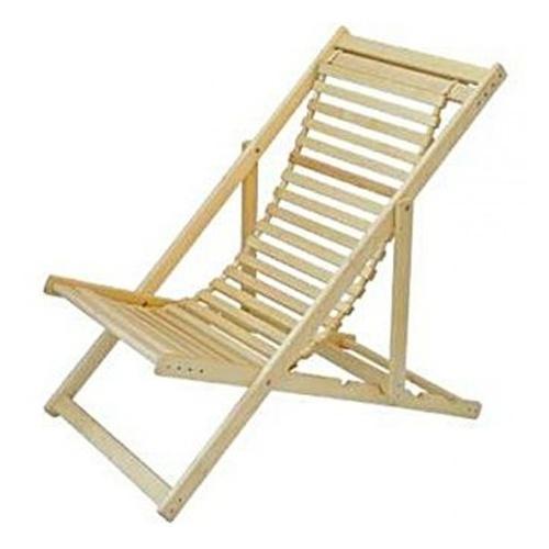 Кресло-шезлонг складное деревянное Альбатрос-2